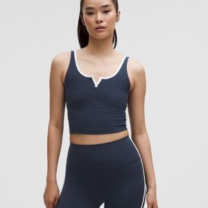 Lululemon Align Notched-Neck Tank Top Club Blue Size 4